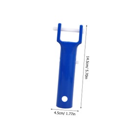 BESPORTBLE 2pcs Pool Vacuum Replacement Tool Accessory for Efficient Swimming Pool Cleaning Easy to Install Shaped Handle Design for Performance