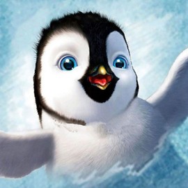 O&BTRC01 Gem Art Kits,Full Diamond Painting Kit Animal,Penguin Diamond Art Painting,Round Bead Painting,Animal Diamond Puzzle for Adults