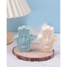 SENCCO Silicone Candle Molds, 3D Silicone Molds for Candle Making, Odorless, Colorless, BPA Free, Silicone Molds for Candle, Wax, Resin, soap, Clay, Chocolate etc