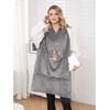 Gentlewarm Wearable Blanket Hoodie for Adults Women Men,Oversized Soft Warm