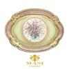 Weimar Massy Florence Flower Pink Oval Tray No. 1 /