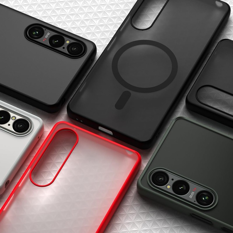 For Xperia1 VI Case, SO-51E Case, MagSafe, Translucent, Magnet, Shockproof,