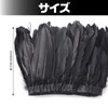 Famimueno Feather Fringe Decoration, Handicraft, Cosplay, Hair Ornament, Accessory, DIY