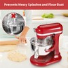 Removable Pouring Shield Splash Guard for KitchenAid 5.5-7 Quart Bowl-Lift