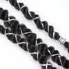 GOLD OR SILVER STRETCHY METALLIC CORD STRING BRAIDING HAIR ACCESSORIES