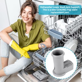 5304518968 Dishwasher Lower Spray Arm Support for Frigidaire Dishwasher Replaces Parts 154252101, 154294101, 154292901, 154294102, 5304506515, 4922150, AP6835554, EAP6835554 Dishwasher Part 1-Pack