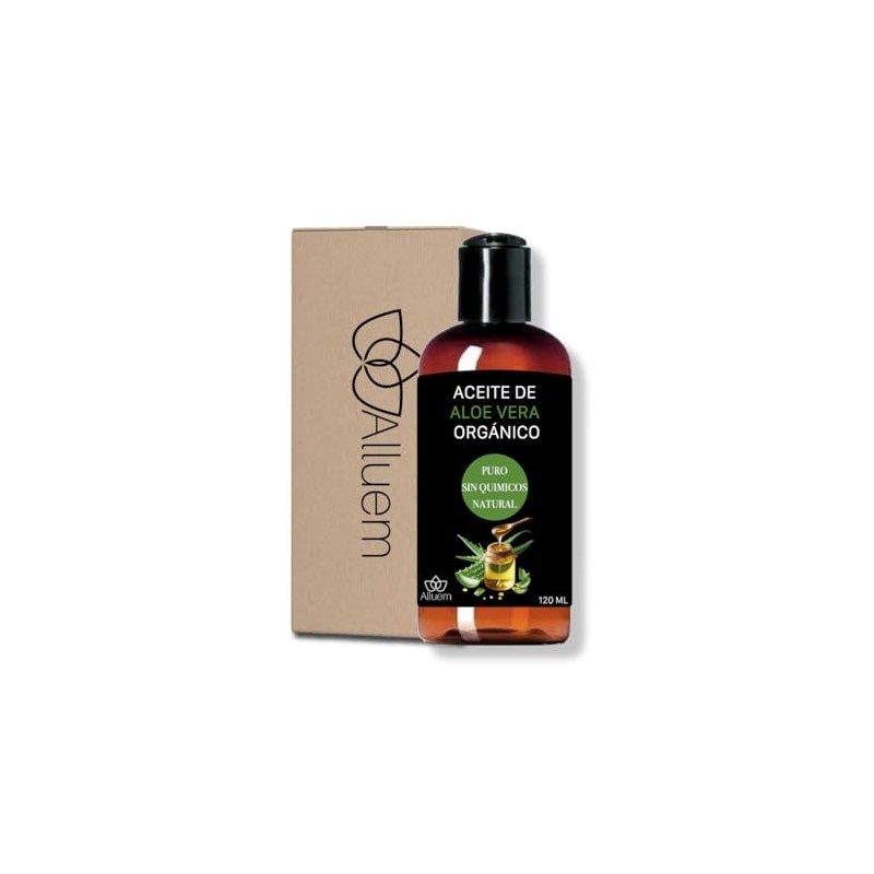 Aceite Corporal de Aloe Vera Orgánico, 120 ml