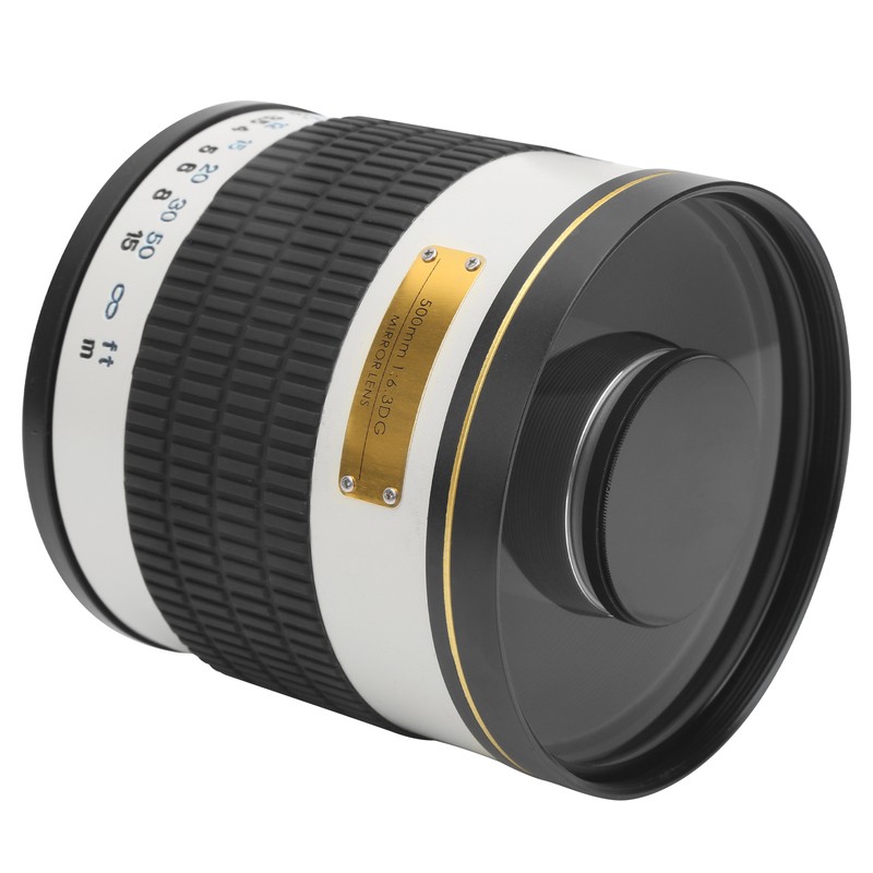 500mm F6.3 Telephoto Manual Focus Mirror Lens with Adapter Ring