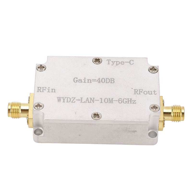 Low Noise Amplifier 40DB Gain 10M To 6GHz Precise Transmission