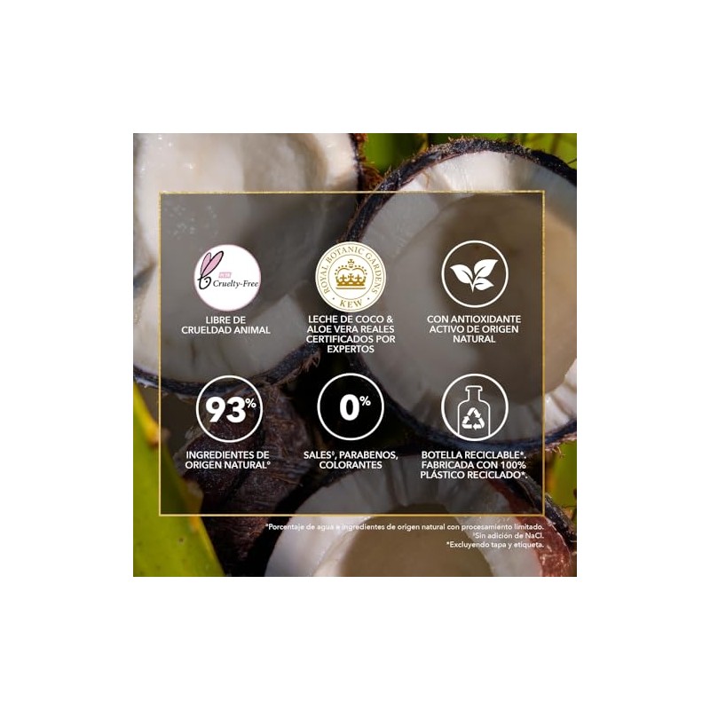 Herbal Essences Crema para Peinar Bio:Renew Leche de Coco y