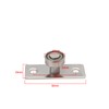 SING F LTD 4pcs Sliding Door Floor Guide Floor Roller