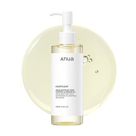 Anua Heartleaf Pore Control Cleansing Oil, Oil Cleanser for Face, Makeup Blackhead Remover, Korean Skin Care 6.76 fl oz(200ml) (original)