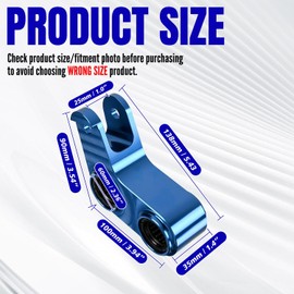 Canitu Lowering Suspension Links,Motorcycle Billet Aluminum Rear Seat Bearings Suspension Lowerer Links Slam Drop Link Kit for Yamaha YZ125 YZ250 YZ250F 2005-2014 for YZ450F 2005-2015 (BLUE)