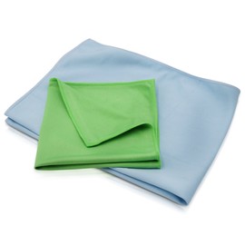 awiwa Drying Cloth, Polishing Cloth & Window Cloth Streak-Free – More Shine for the Window (40 x 40 + 70 x 50 cm)