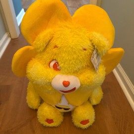 Care Bears Jumbo Care Bear Funshine Bear Flower Dress 2025 Easter Plush Stuffed Animal New