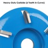 Wood Turbo Carving Disc (Curve) in 6 Teeth by KOWOOD
