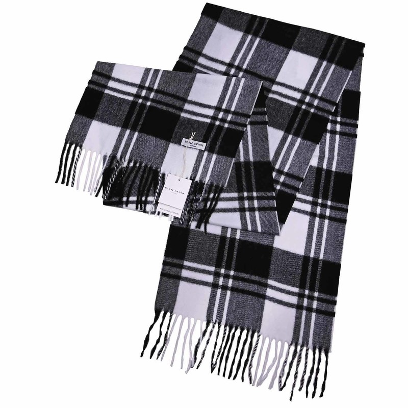 Basic Sense Classic Scottish Tartan Winter Scarf - Super Soft