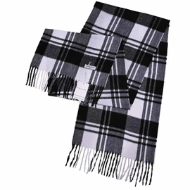 Basic Sense Classic Scottish Tartan Winter Scarf - Super Soft & Warm, Traditional Check Design for Men & Women, Black & White