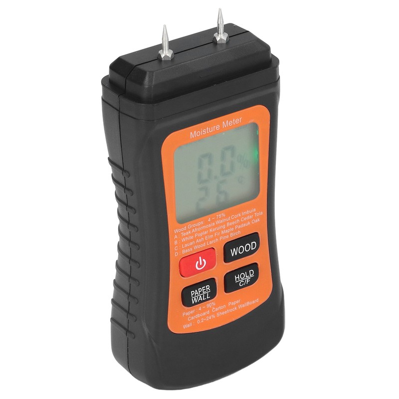 Moisture Meter Wood Moisture Detector Intelligent Temperature Humidity Measuring Digital