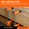 Jorgensen 2-pack Medium Duty Steel Bar Clamp Set with 600