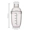 2 Pcs Plastic Cocktail Shaker,Drink Mixer Boba Tea Shaker,Professional Bar