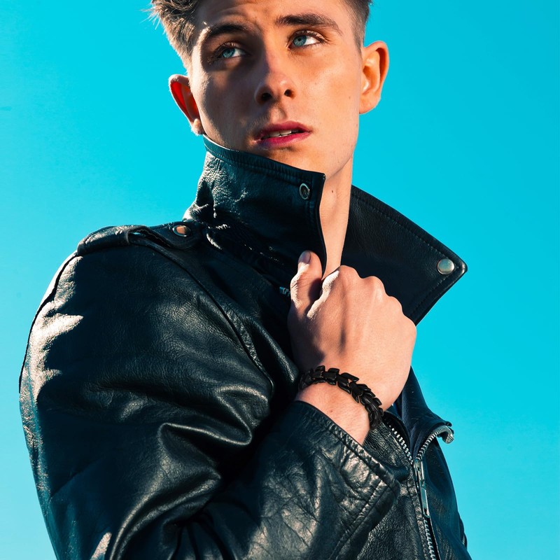 Flonge Vintage Dragon Chain Bracelet: Viking Stainless Steel Bracelets Norse