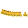 100Pcs TPU Pig Cow Ear Tag with Number 001‑100 Ear
