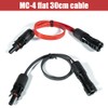 Riisoyu Pack of 2 Solar Cable Window Feed-Through MC4 Compatible