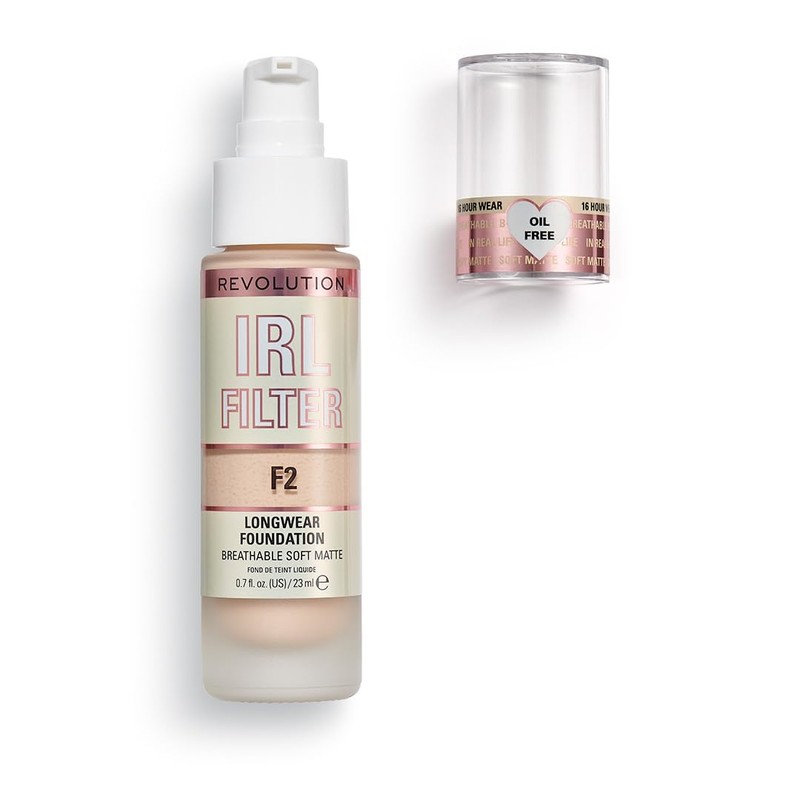 Makeup Revolution, IRL Filter, Foundation mit langer Haltbarkeit, mittlere bis