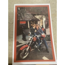 Vintage Harley Davidson Sportster X6007 Advertisement Poster