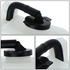 Auto Dynasty TO3014137 Factory Style Car Coolant Reservoir Overflow Bottle Tank with Cap and Hose Compatible with Toyota Highlander 3.5L 2010-2013, Bare White