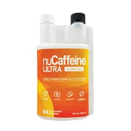 nuCaffeine Ultra | New Natural Preservatives | 94 Servings | Natural Caffeine + B3 + Electrolytes | Includes to-Go Tube | Transform Any Drink into an Energy Drink! | No Carbs, No Sugars, No Calories