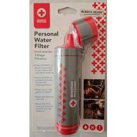American Red Cross New! American Red Cross Personal Water Filter 3-Stage Filtration Straw