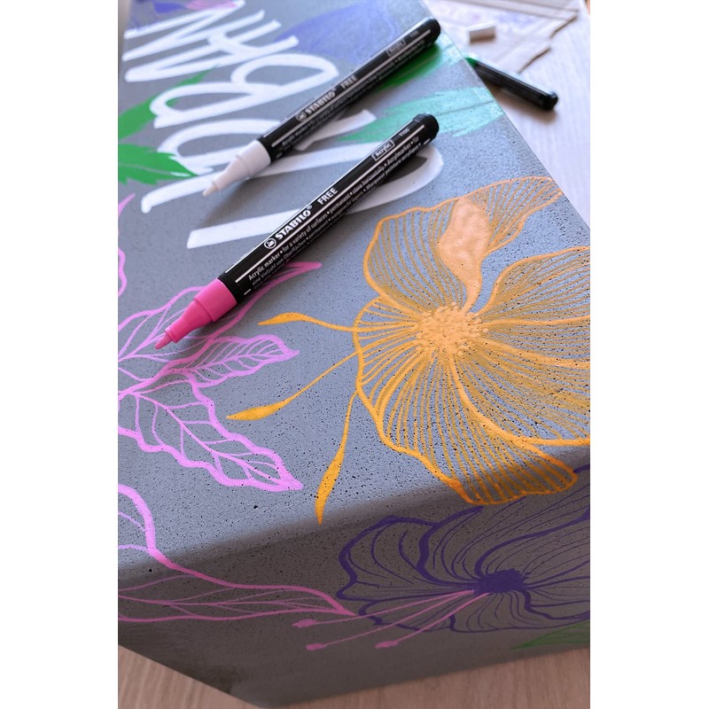 Acrylic Marker - STABILO Free Acrylic T100 1-2mm Bullet Tip