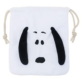 Snoopy (Drawstring Bag) Die-Cut Drawstring Pouch Peanuts