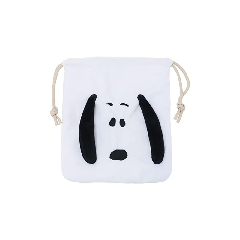 Snoopy (Drawstring Bag) Die-Cut Drawstring Pouch Peanuts