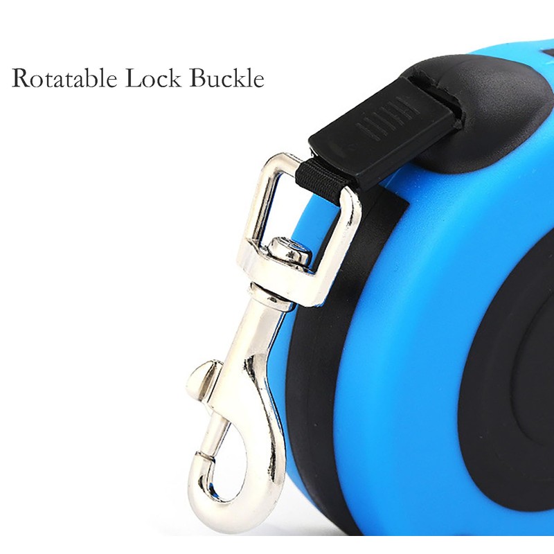 Retractable Dog Leashe, 16 Feet Blue Automatic Dog Walking Rope