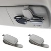 AALFA 2 Packs Car Visor Sunglasses Holders - Universal Fit