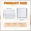 PATIKIL Square Spike Carpet Protector, 8 Pcs Plastic Furniture Caster