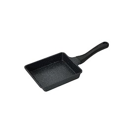 Pearl Metal Tamagoyaki HC-57 5.9 x 7.1 inches (15 x 18 cm), Induction Compatible, 4 Layers, Fluorine Processing, Strong Marble, OK Metal Spatula