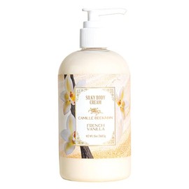 Camille Beckman Silky Body Cream, French Vanilla, 13 Ounce