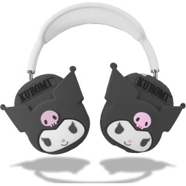 KUROMI Theme AirPods Max Case Cover,TPU Anti-Scratch Silicone Ear Cups Headphone