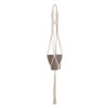 Artevasi Macrame Plant Hanger, Cotton, White