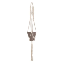 Artevasi Macrame Plant Hanger, Cotton, White
