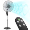 mollie Oscillating Pedestal Fan with Remote Control 12H Timer Portable