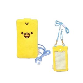 Naito Design Laboratory Rilakkuma Mofumofu Smartphone Pouch Kiiroitori 44111