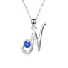 WINNICACA Initial Necklaces for Women Sterling Silver Letter Pendant Necklaces