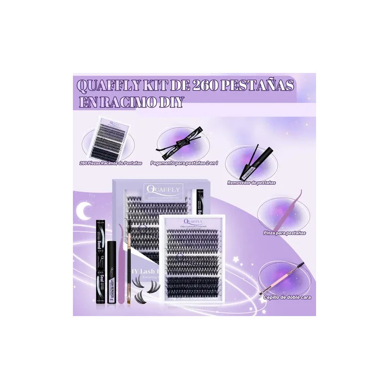 Pestañas Extensions Pro 30d 40d 60d 3styles 252pcs