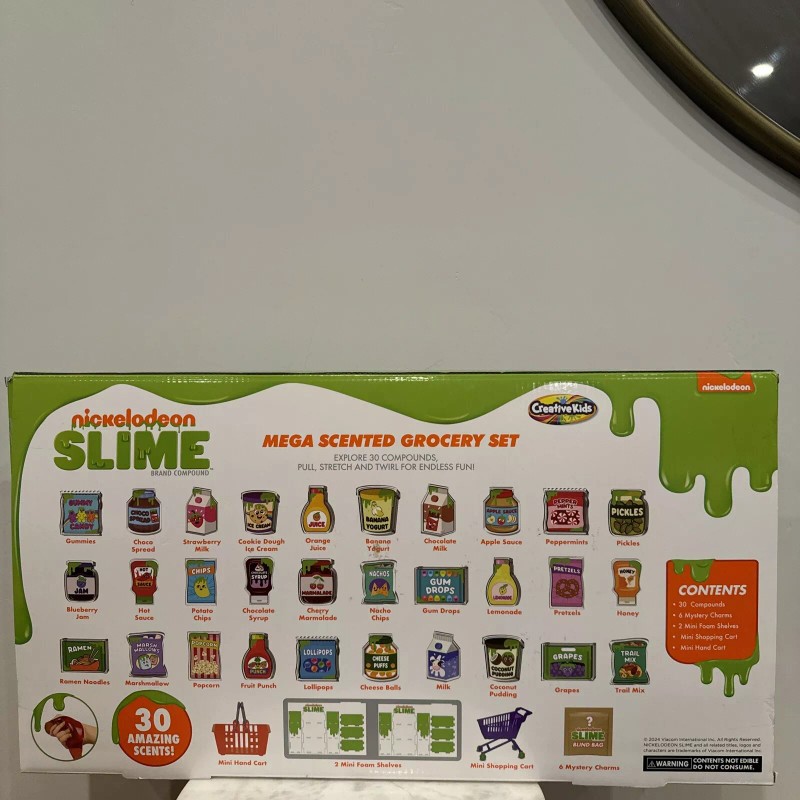 NICKELODEON MEGA SCENTED GROCERY SET 30 JARS OF FUN SCENTED