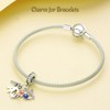 NUNUYAYA Women's Charm Pendant for Bracelet 925 Sterling Silver Graduation